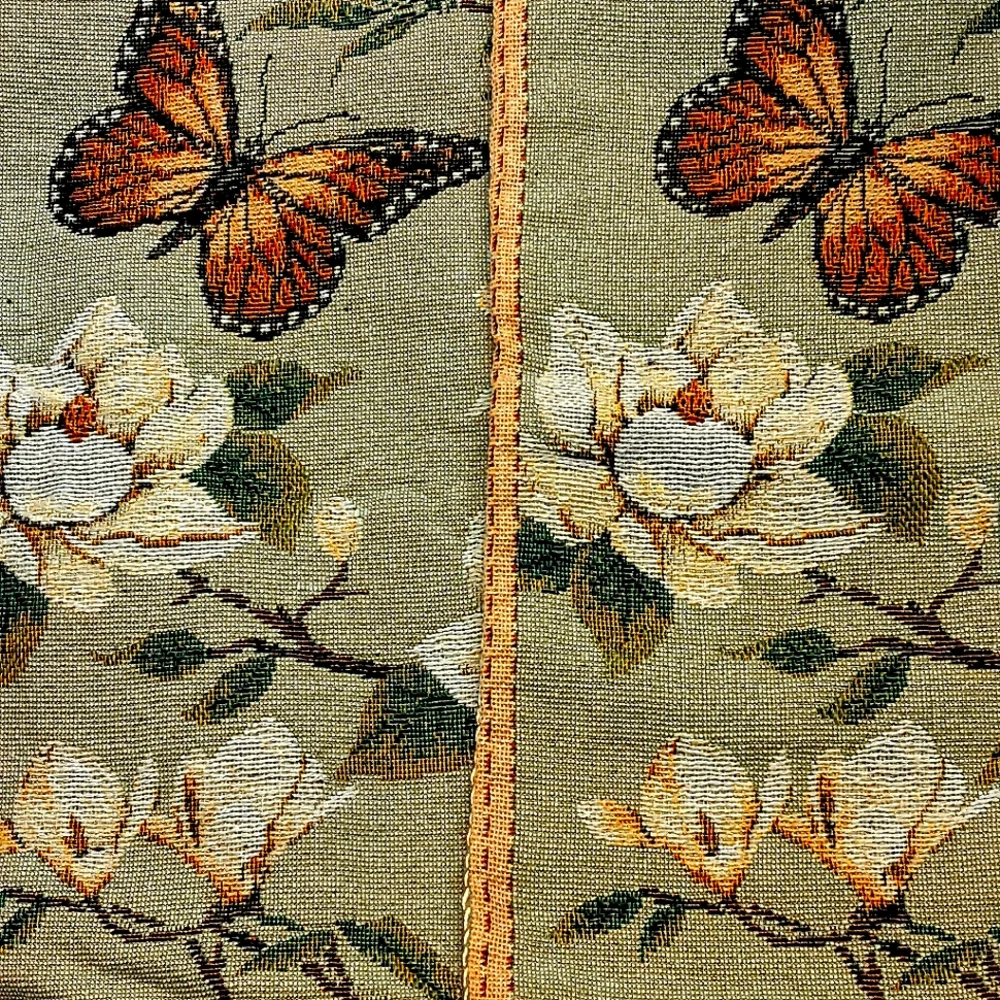 Set Of 2 Different Designs On Each Side Needlepont Tapestry Pillow Cases Mallory - Picture 8 of 8